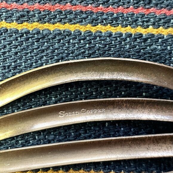 Vintage Mid-Century Modernist Renoir Solid Copper Belt. 1950’s. Retro. Rare. main image 8